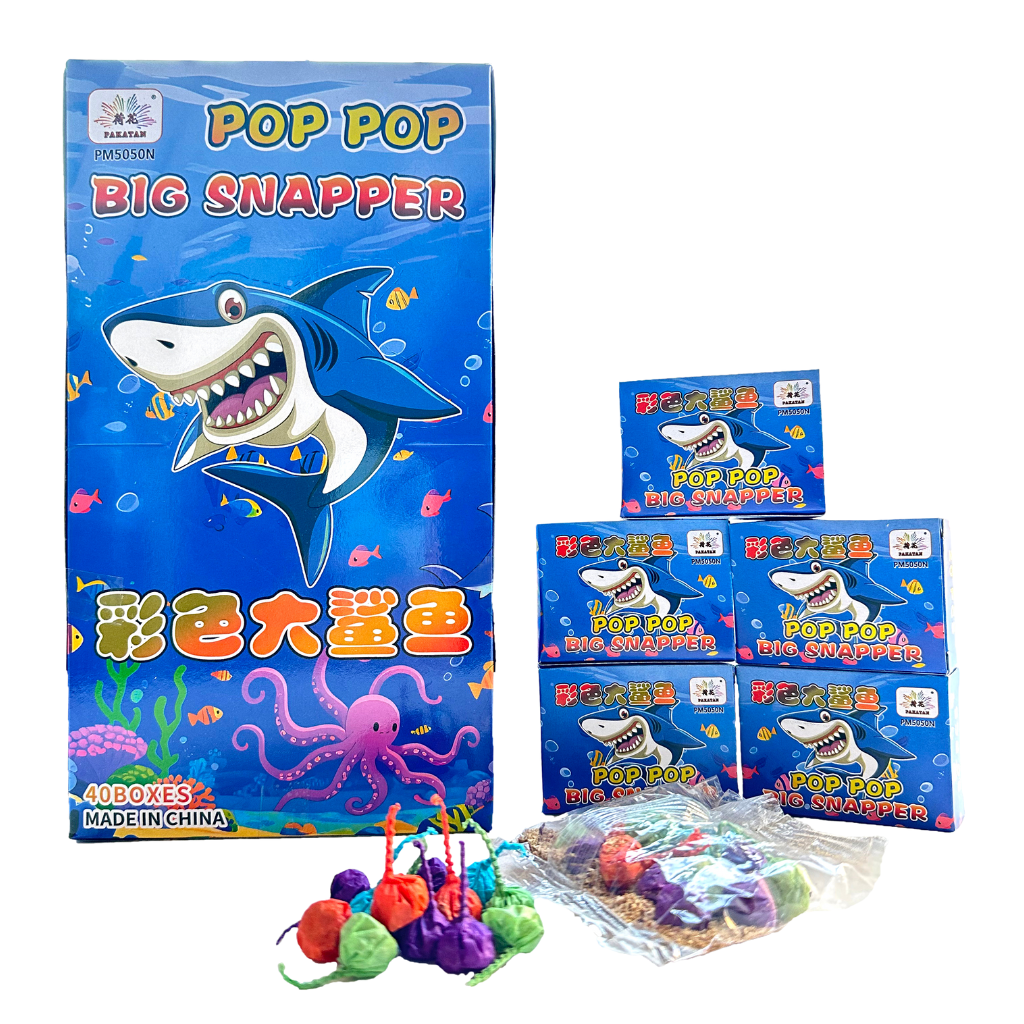 PM5050N Pop Pop Big Snapper 彩色大鲨鱼