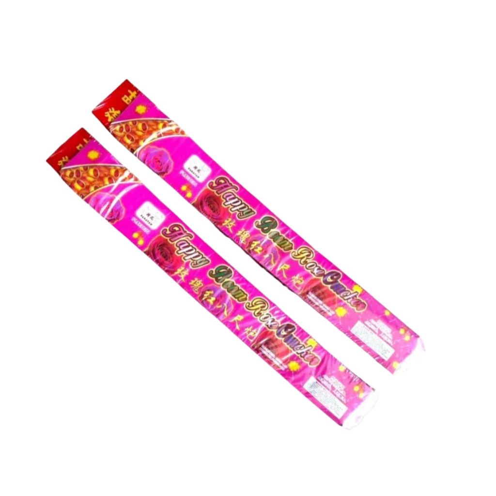 1313 Happy Boom Red Cracker (8′) – Rose Red 8尺玫瑰红